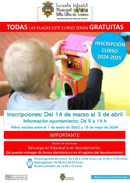 Foto 2 - El Centro Infantil Municipal se suma a la educaci&oacute;n gratuita a partir del pr&oacute;ximo curso