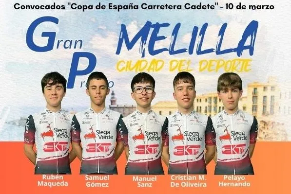 Foto 3 - Estreno de temporada en Melilla y &Aacute;lava del equipo ciclista patrocinado por Siega Verde