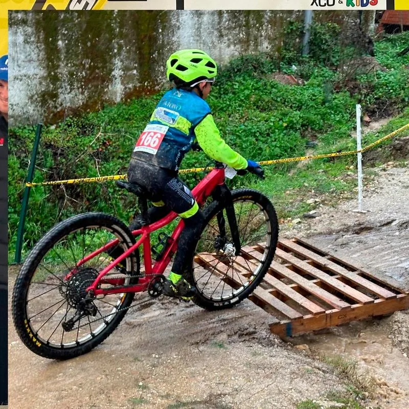 Ciclistas de la Escuela de Ciclismo Salmantina