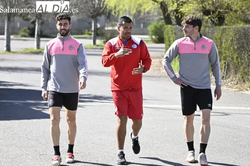 Entrenamiento del Salamanca UDS en el anexo al Tori