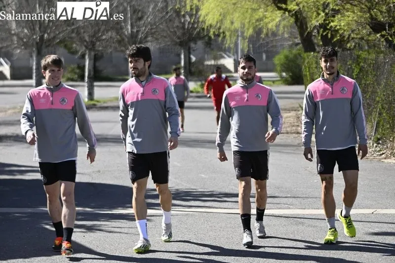 Entrenamiento del Salamanca UDS en el anexo al Tori