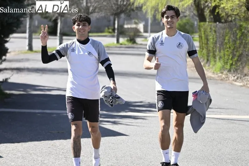 Entrenamiento del Salamanca UDS en el anexo al Tori