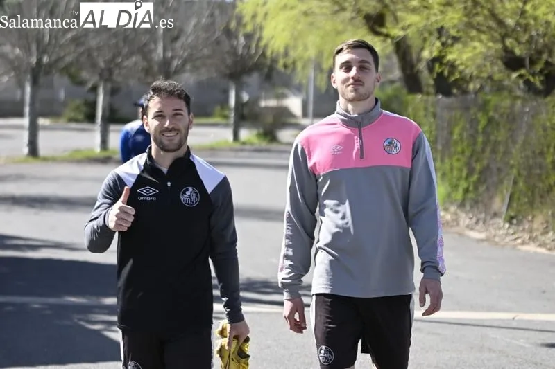 Entrenamiento del Salamanca UDS en el anexo al Tori