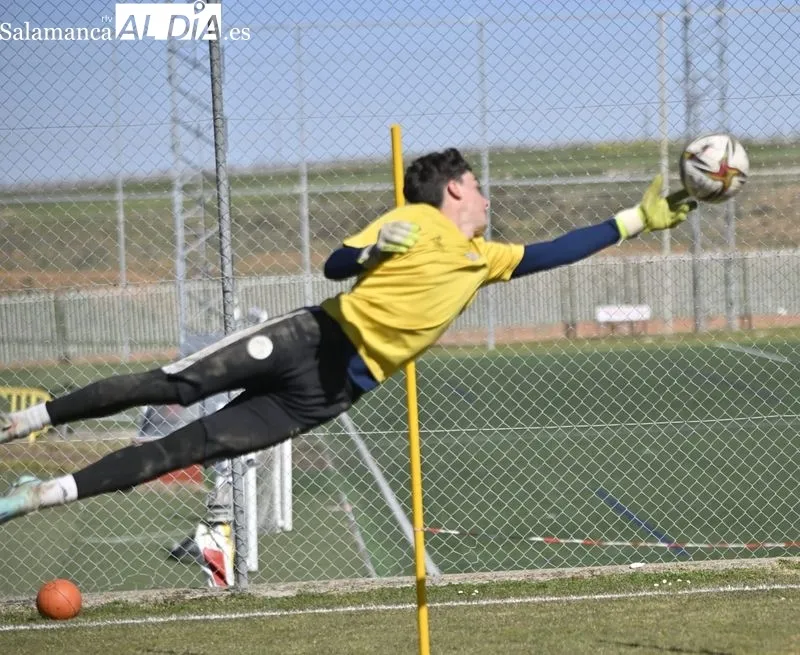 Entrenamiento de este martes del Salamanca UDS en el campo Tori