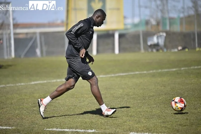 Entrenamiento de este martes del Salamanca UDS en el campo Tori