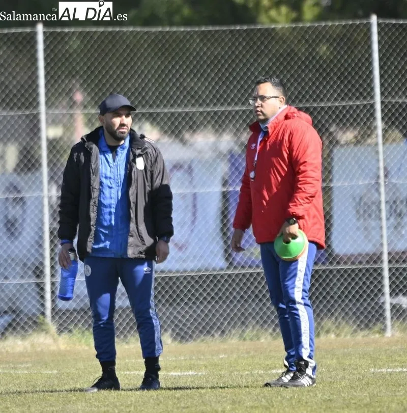 Entrenamiento de este martes del Salamanca UDS en el campo Tori