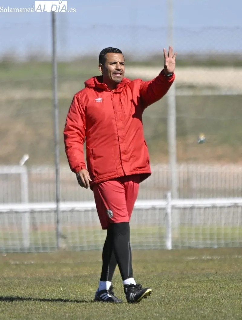 Entrenamiento de este martes del Salamanca UDS en el campo Tori