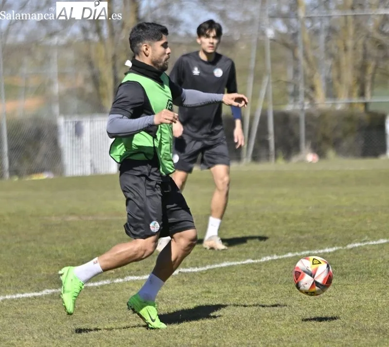 Entrenamiento de este martes del Salamanca UDS en el campo Tori
