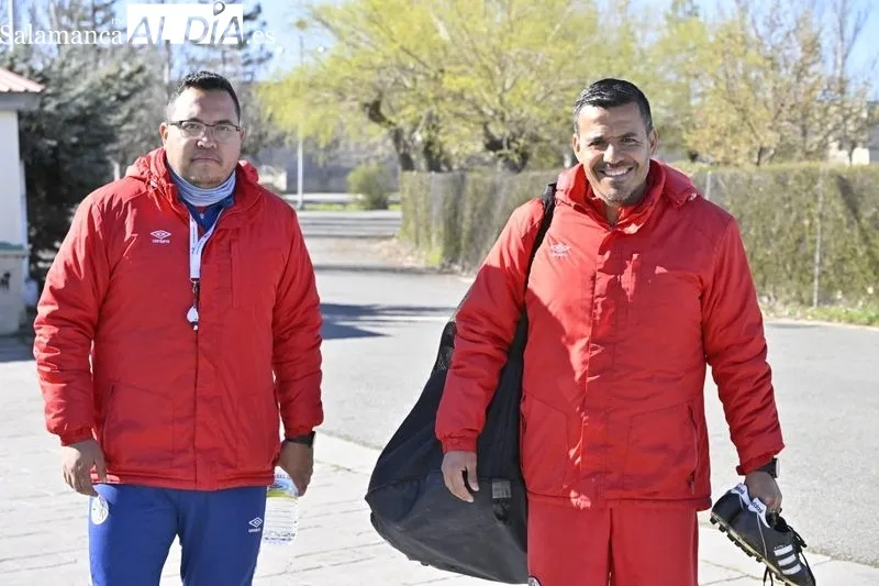 Entrenamiento de este martes del Salamanca UDS en el campo Tori