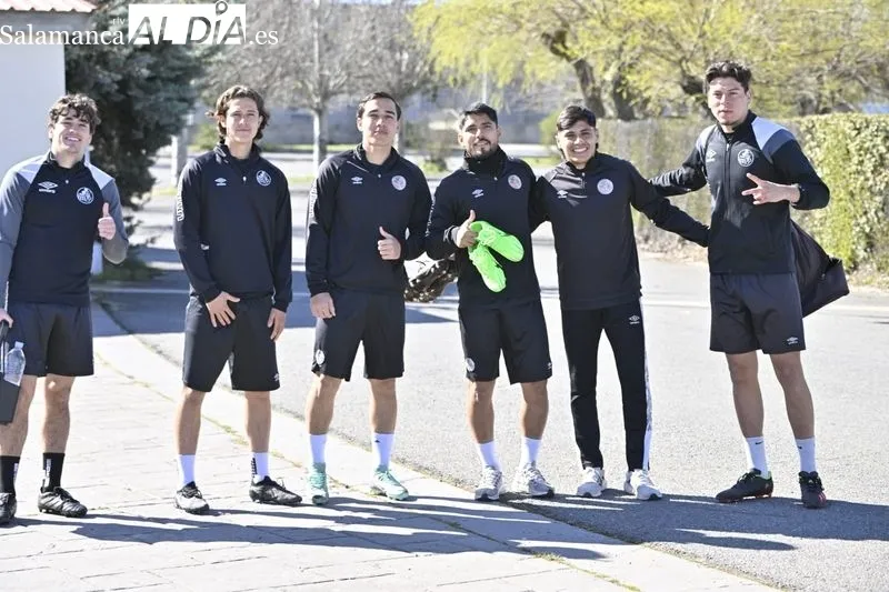 Entrenamiento de este martes del Salamanca UDS en el campo Tori