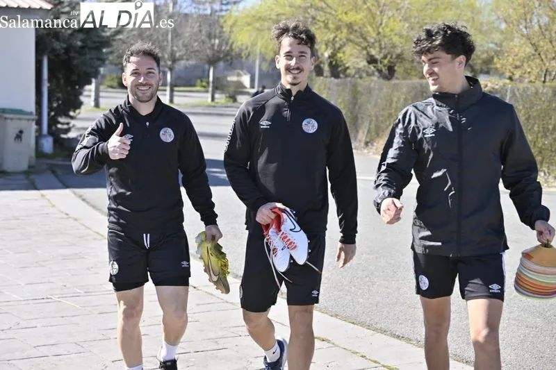 Entrenamiento de este martes del Salamanca UDS en el campo Tori