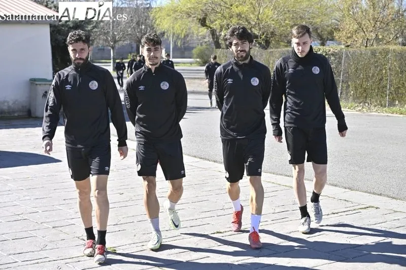 Entrenamiento de este martes del Salamanca UDS en el campo Tori