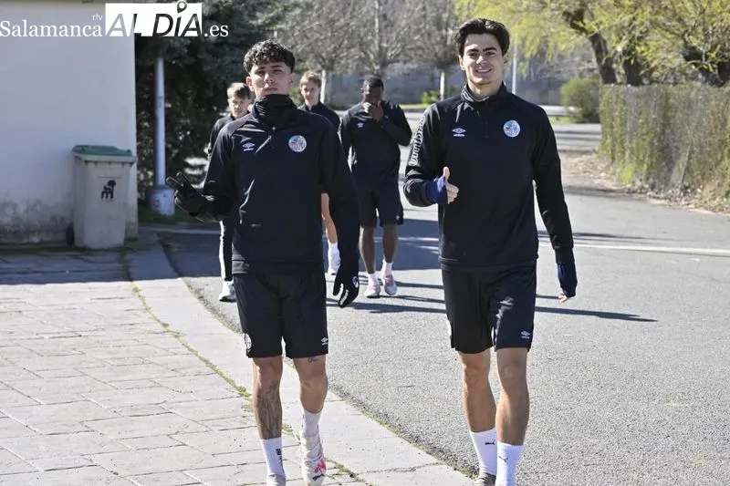Entrenamiento de este martes del Salamanca UDS en el campo Tori