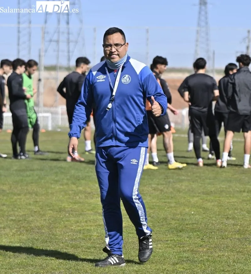 Entrenamiento del Salamanca UDS de este miércoles en el campo Tori