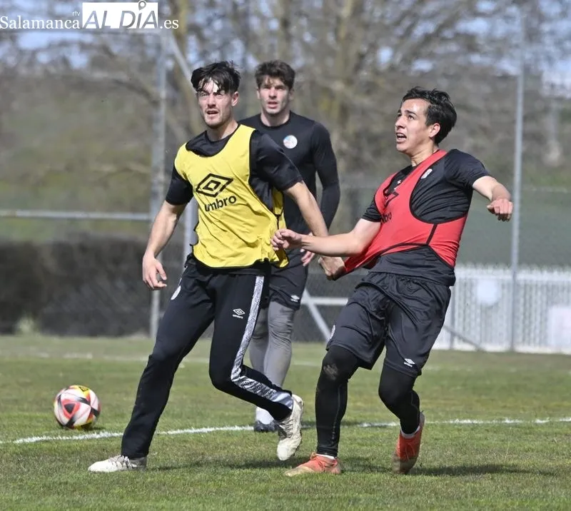 Entrenamiento del Salamanca UDS de este miércoles en el campo Tori