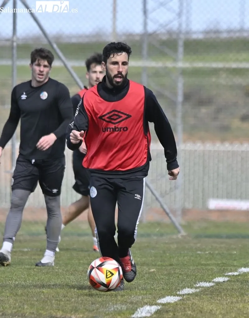 Entrenamiento del Salamanca UDS de este miércoles en el campo Tori