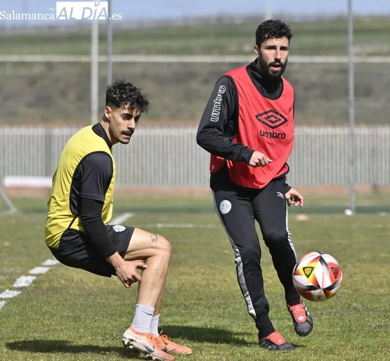 Entrenamiento del Salamanca UDS de este miércoles en el campo Tori