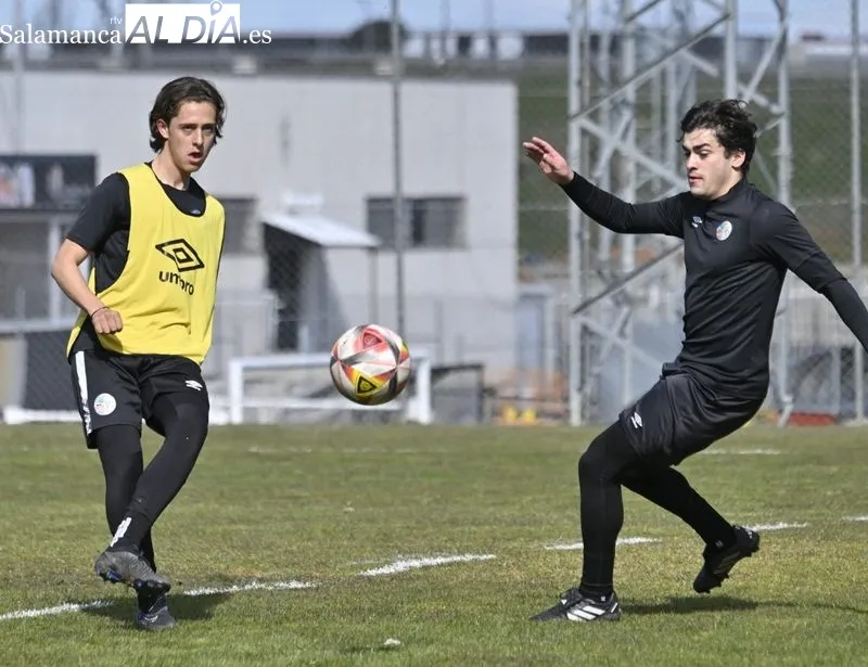 Entrenamiento del Salamanca UDS de este miércoles en el campo Tori