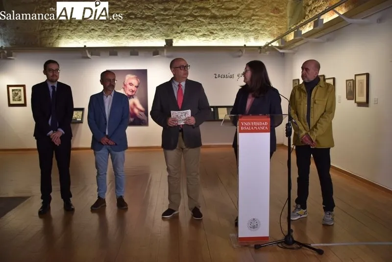 Exposición 'Los dibujos, los secretos de los pintores' sobre la obra del pintor Zacarías González, enla Sala Exposiciones Patio Escuelas Menores. Foto de Vanesa Martins