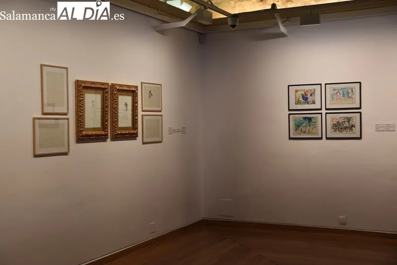 Exposición 'Los dibujos, los secretos de los pintores' sobre la obra del pintor Zacarías González, enla Sala Exposiciones Patio Escuelas Menores. Foto de Vanesa Martins