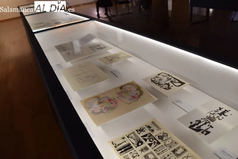 Exposición 'Los dibujos, los secretos de los pintores' sobre la obra del pintor Zacarías González, enla Sala Exposiciones Patio Escuelas Menores. Foto de Vanesa Martins