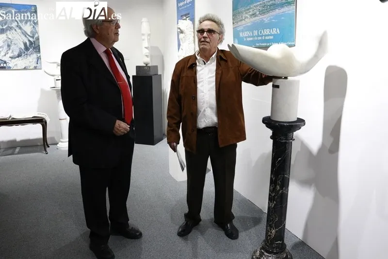 Exposición de Valeriano Hernández en el Casino de Salamanca. Foto de Raúl Riego