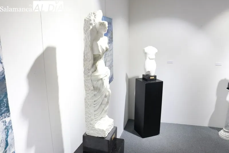 Exposición de Valeriano Hernández en el Casino de Salamanca. Foto de Raúl Riego