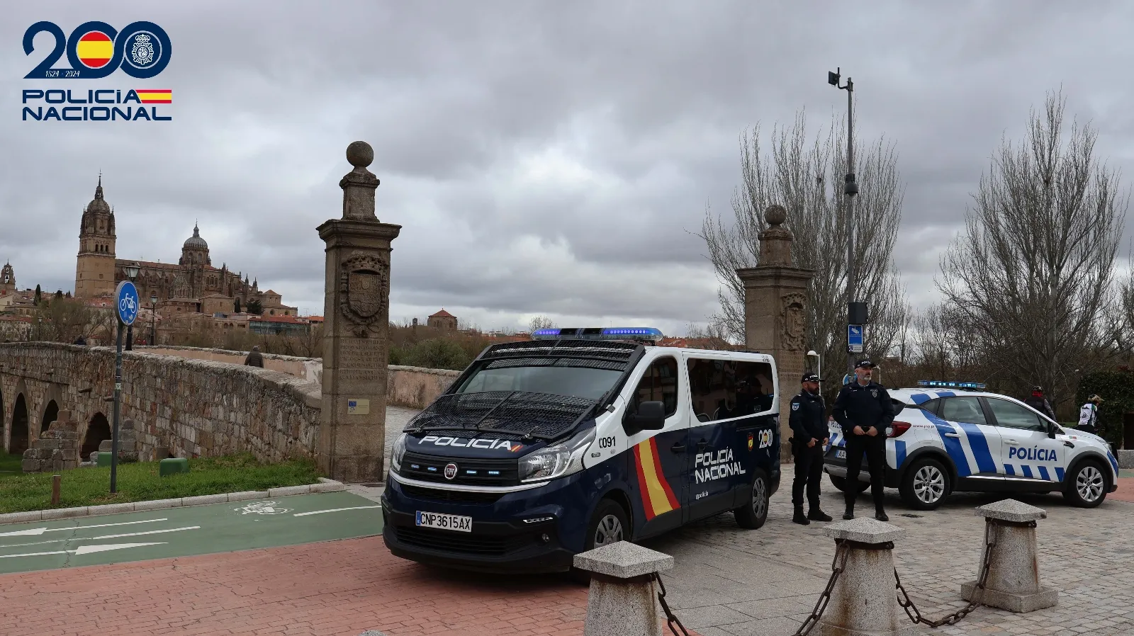 Policía Nacional realiza patrullas conjuntas con Policías de Portugal en Salamanca.