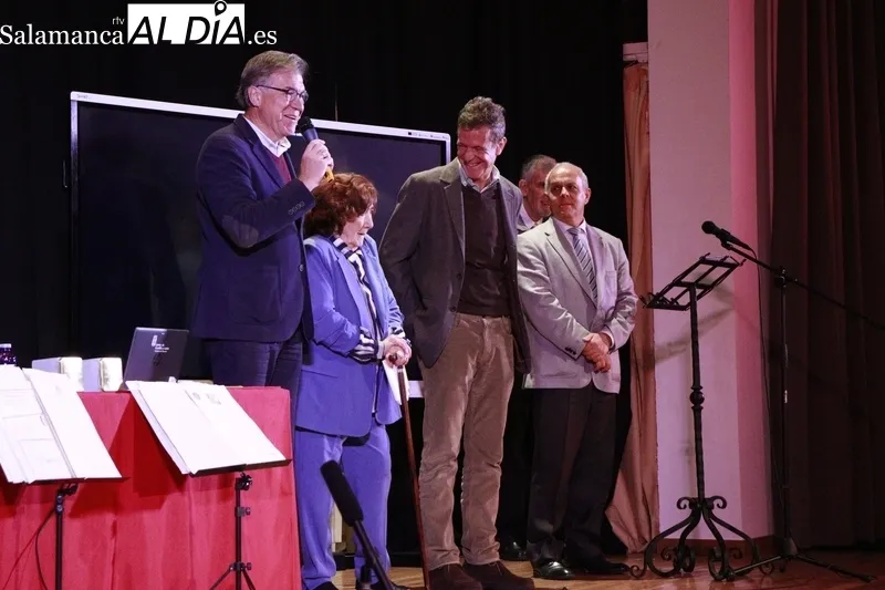 Acto homenaje a Mariano San Ildefonso y a Joaquín García Bellido. Fotos: Raúl González.