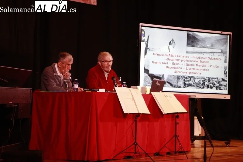 Acto homenaje a Mariano San Ildefonso y a Joaquín García Bellido. Fotos: Raúl González.