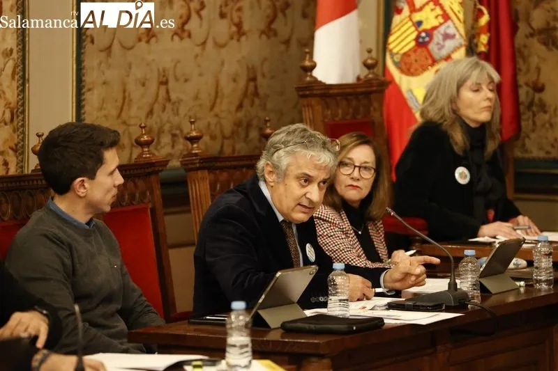 Pleno de la Diputación de Salamanca de este miércoles 27 de marzo. Foto de DAvid Sañudo