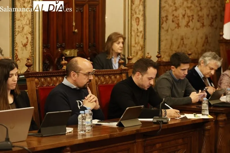 Pleno de la Diputación de Salamanca de este miércoles 27 de marzo. Foto de DAvid Sañudo