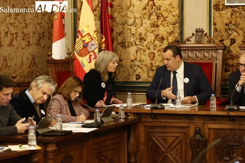 Pleno de la Diputación de Salamanca de este miércoles 27 de marzo. Foto de DAvid Sañudo