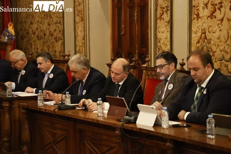 Pleno de la Diputación de Salamanca de este miércoles 27 de marzo. Foto de DAvid Sañudo