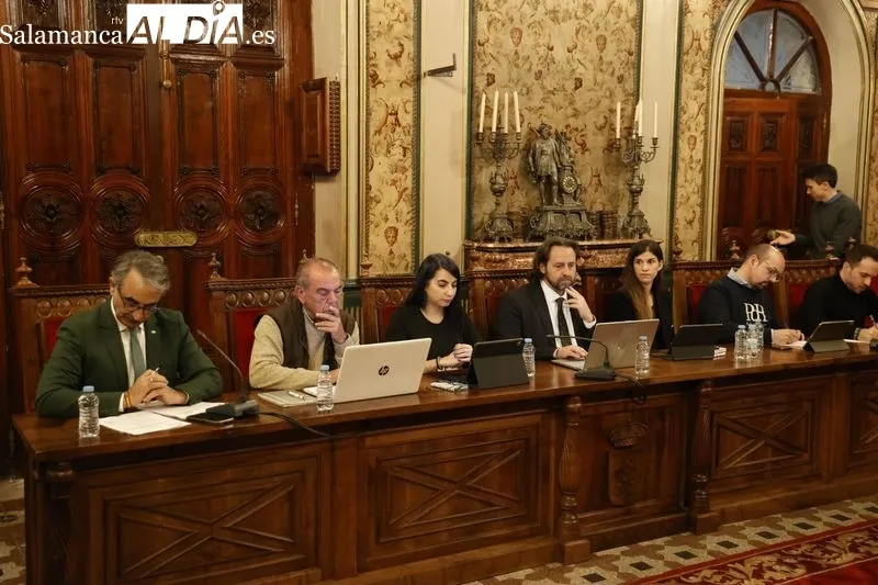 Pleno de la Diputación de Salamanca de este miércoles 27 de marzo. Foto de DAvid Sañudo