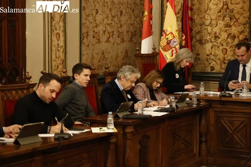 Pleno de la Diputación de Salamanca de este miércoles 27 de marzo. Foto de DAvid Sañudo