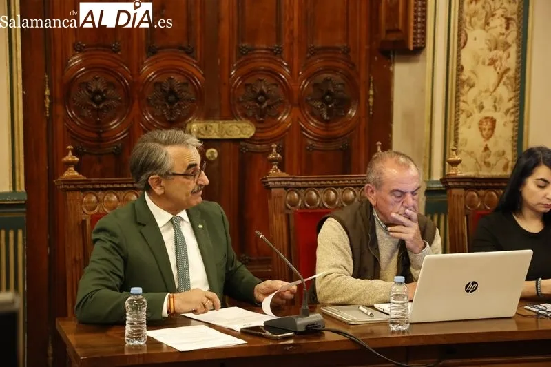 Pleno de la Diputación de Salamanca de este miércoles 27 de marzo. Foto de DAvid Sañudo