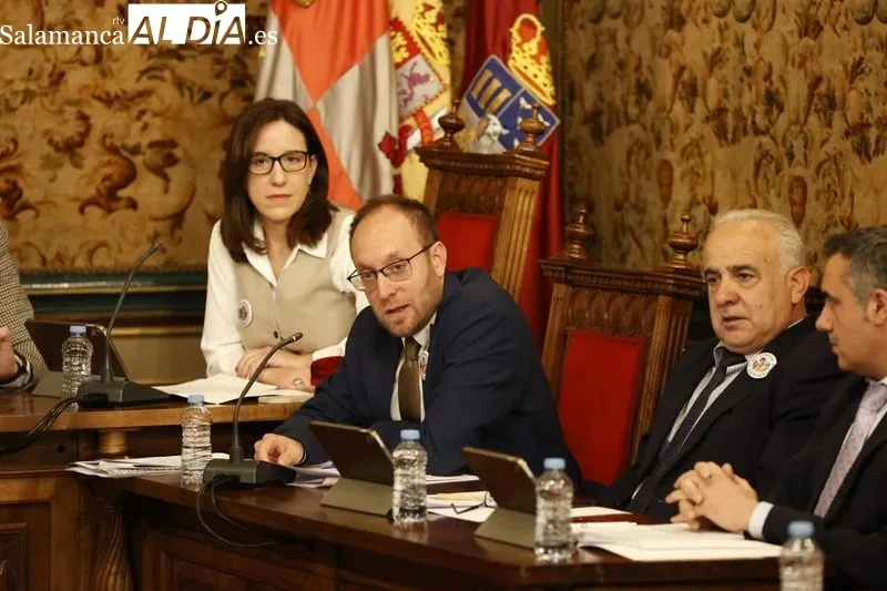 Pleno de la Diputación de Salamanca de este miércoles 27 de marzo. Foto de DAvid Sañudo