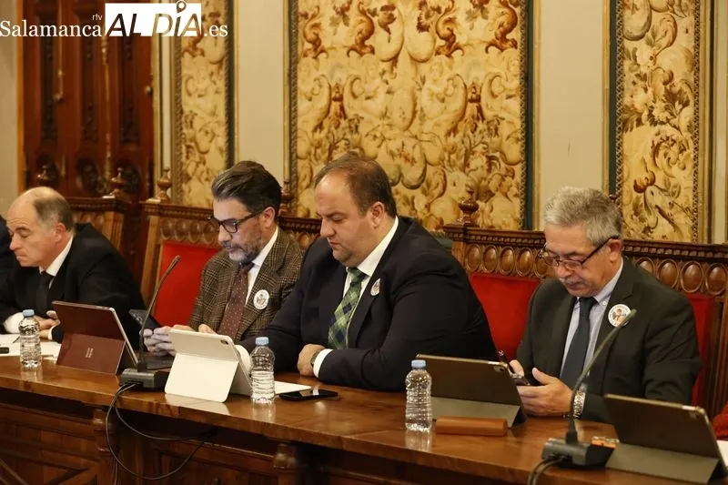 Pleno de la Diputación de Salamanca de este miércoles 27 de marzo. Foto de DAvid Sañudo