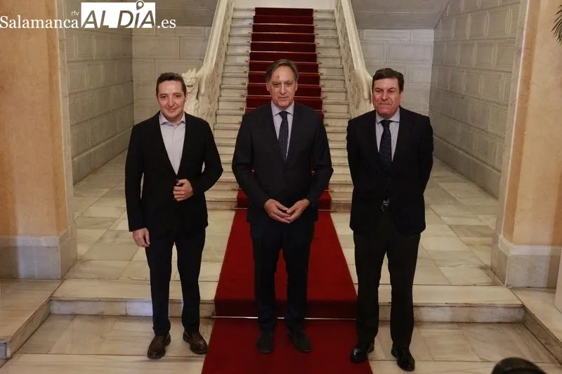 Presentación en el Ayuntamiento del proyecto para desarrollar un Polo Internacional de Innovación de Videojuegos y Animación en Salamanca. Foto de Raúl Riego