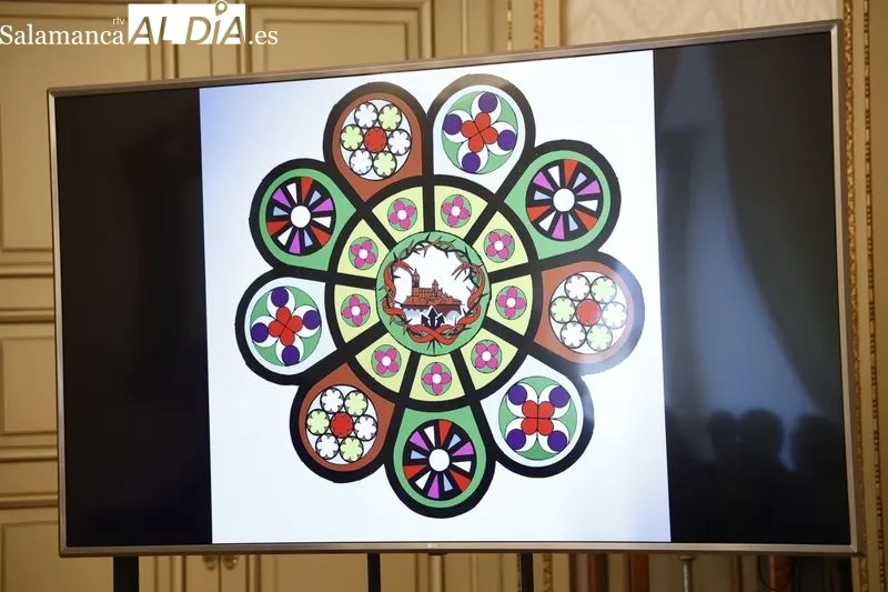 Presentación en el Ayuntamiento de la alfombra floral que enriquecerá la Semana Santa de Salamanca. Foto de David Sañudo