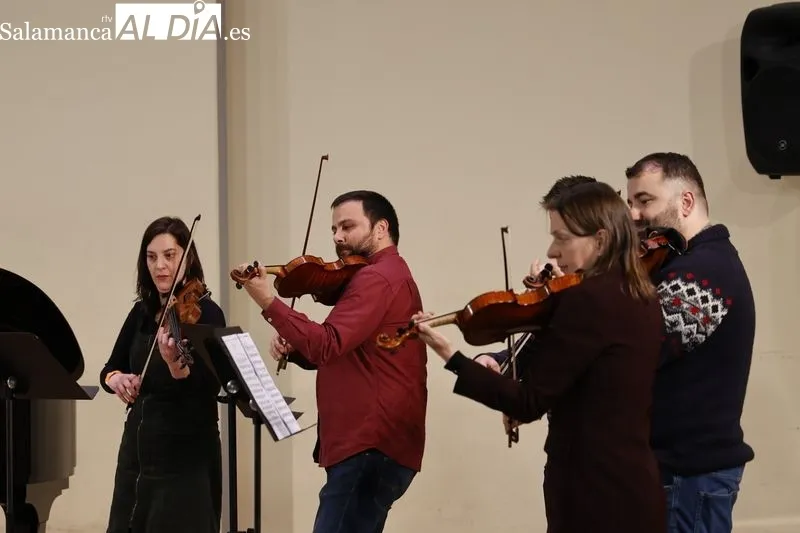 Fantástico concierto con la presencia de más de 110 violinistas de CyL   | FOTOS: David Sañudo 