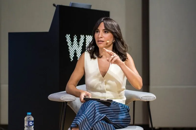 Sonsoles Moralejo en su actual etapa profesional, en uno de los eventos para empresas