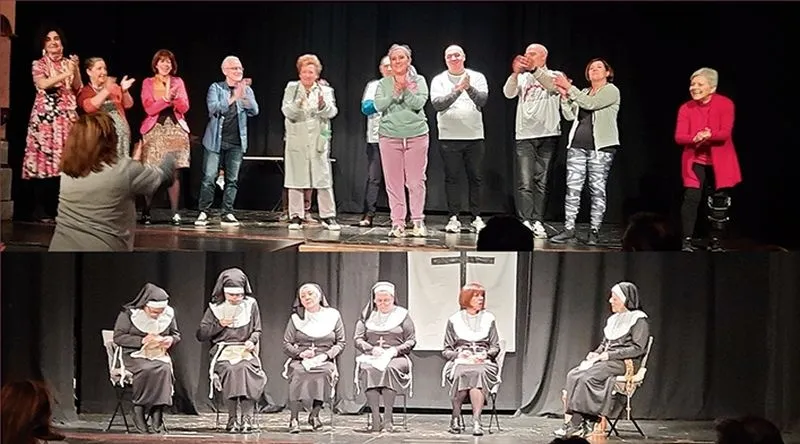 El sábado 11 de mayo en el Teatro de la Biblioteca Torrente Ballester actúa Ni el apuntador (Salamanca) con la obra 'Cuadros de humor y amor, al fresco'