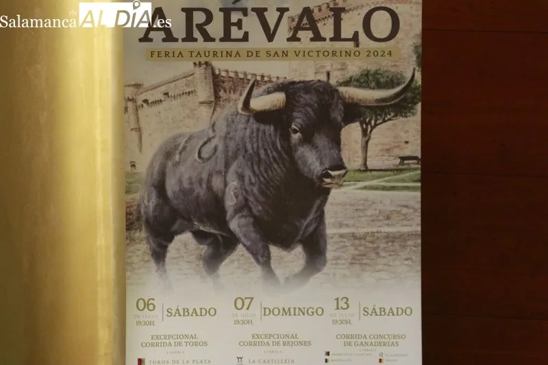 Presentación del Cartel de la Feria Taurina de Arévalo en la Cámara de Comercio de Salamanca. Fotos: Raúl González Riego