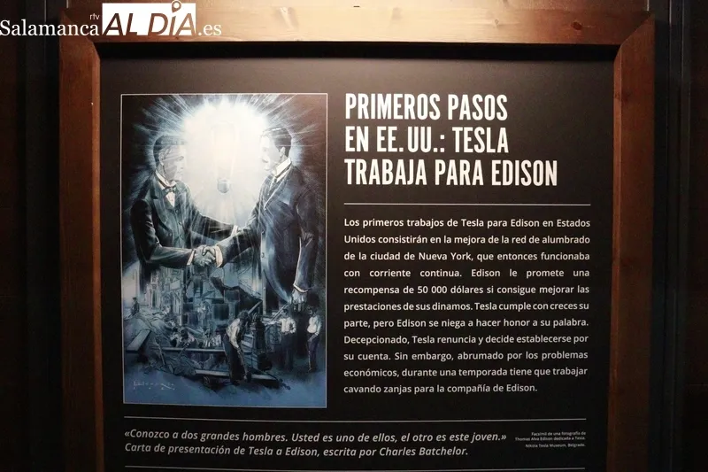 Exposición itinerante sobre Nikola Tesla. Fotos: Raúl González Riego.