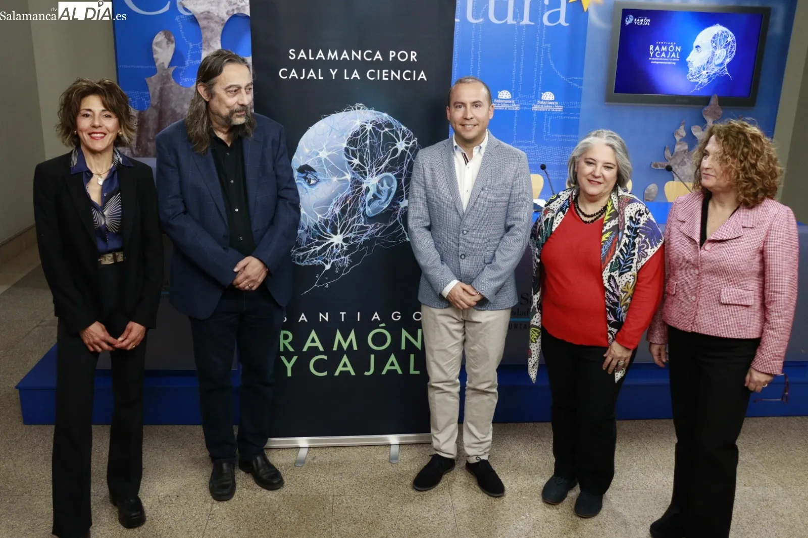 Presentación de la jornada 'Salamanca: por Cajal y la Ciencia'. Fotos: Raúl González Riego