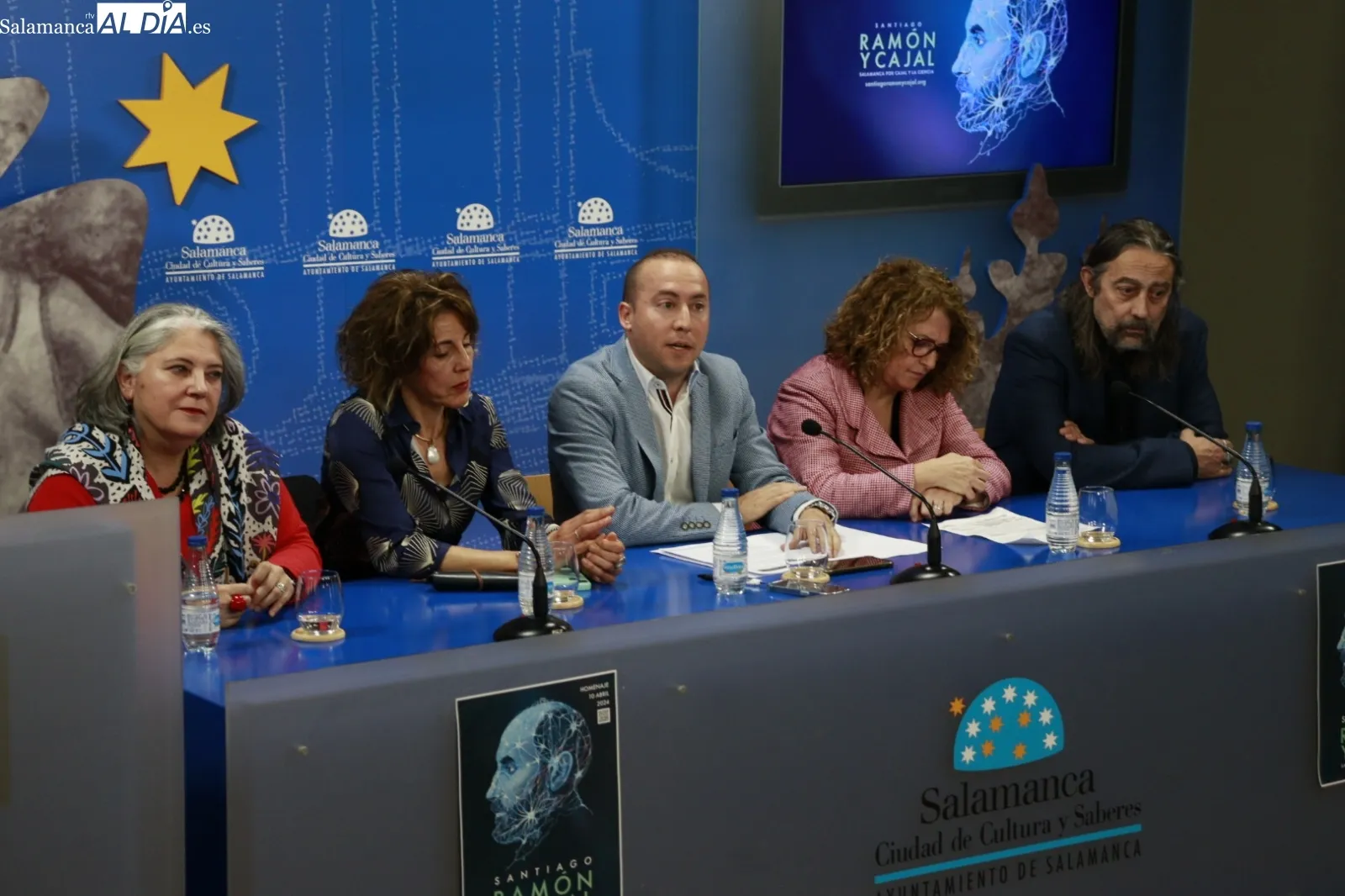 Presentación de la jornada 'Salamanca: por Cajal y la Ciencia'. Fotos: Raúl González Riego
