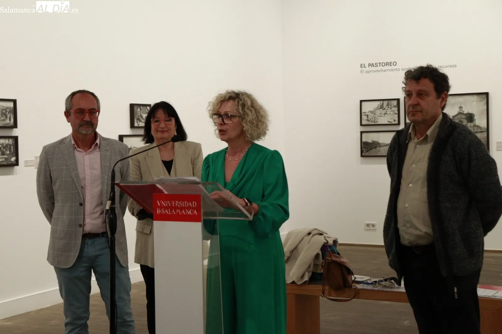 Inauguración de la exposición itinerante 'Inmaterial. Patrimonio y memoria colectiva' en la Hospedería Fonseca. Fotos: Raúl González Riego