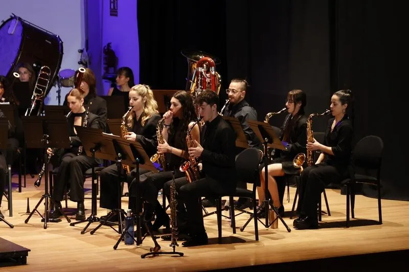 Alumnos del Conservatorio Superior de Música de Castilla y León en un concierto anterior. Foto de archivo